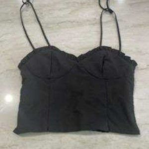 Black Crop Top